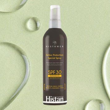 HISTAN Спрей Сонцезахисний SPF 30 для обличчя-тіла-дітей (Active Protection Spray SPF 30) Д H112 фото