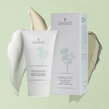 Матуюча маска для жирної та комбінованої шкіри Gerard`s PURE&MAT MASK PFAMSH457-2 фото